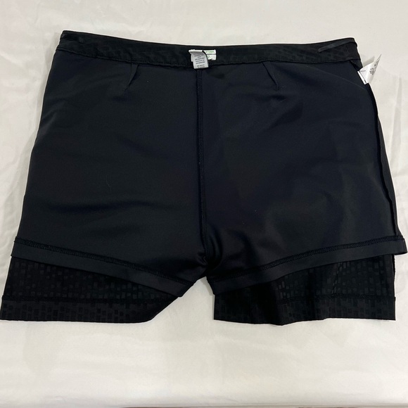 Izod Xfg Golf Skort Skirt Stretch Textured Black Geometric Mesh Brief Size 14 - Picture 8 of 15